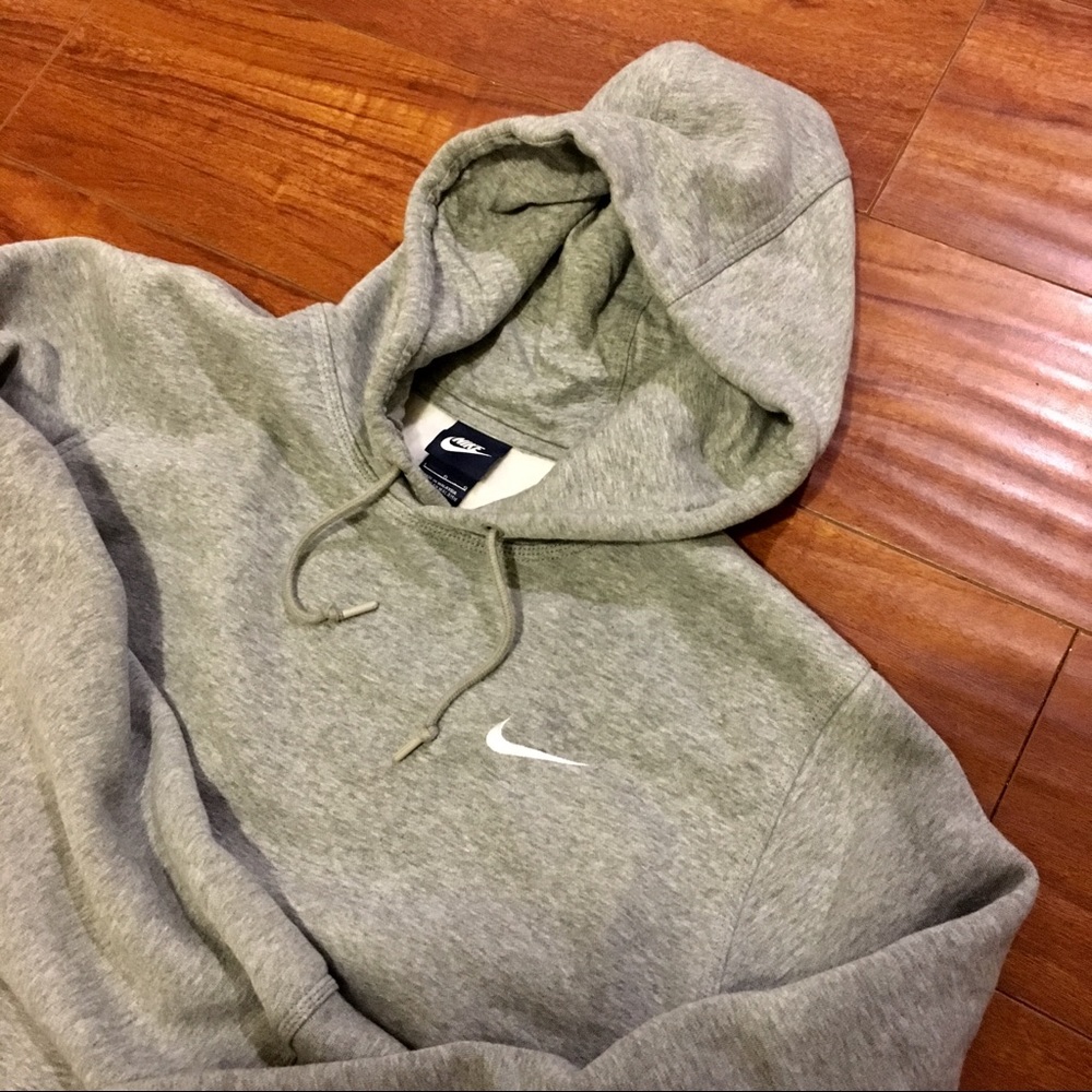 Nike Swoosh Grey Hoodie